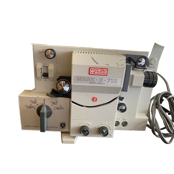 Eumig Large Movie projector, Space age, 1970s, MARK-S-712 Super 8 Single 8 115 W - Picture 2 of 16